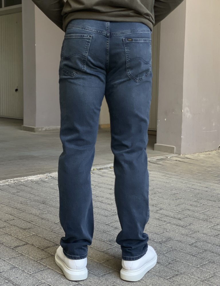 Lee Daren Zip Fly ανδρικό σκούρο μπλε τζιν παντελόνι 112355807 φωτογραφία